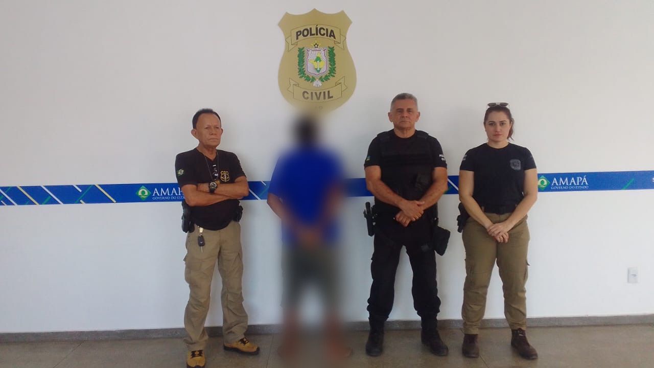 EM MACAPÁ, POLÍCIA CIVIL PRENDE INDIVÍDUO ACUSADO PELA PRÁTICA DO CRIME DE DESCUMPRIMENTO DE MEDIDA PROTETIVA DE URGÊNCIA